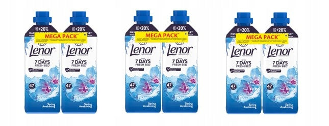 Fabric softener / Lenor Spring Awakening / 3x 1,974L 94pr