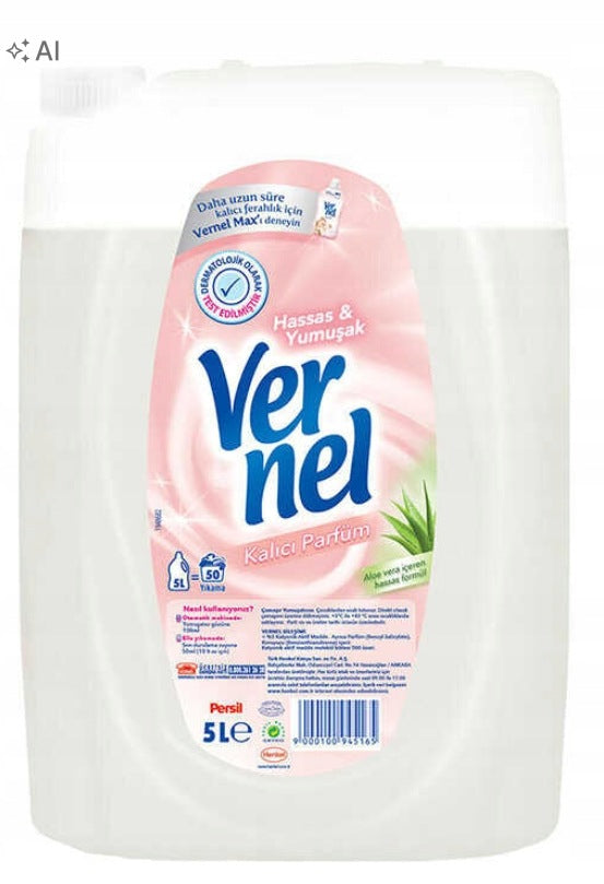 Fabric softener Vernel sensitive 5 l