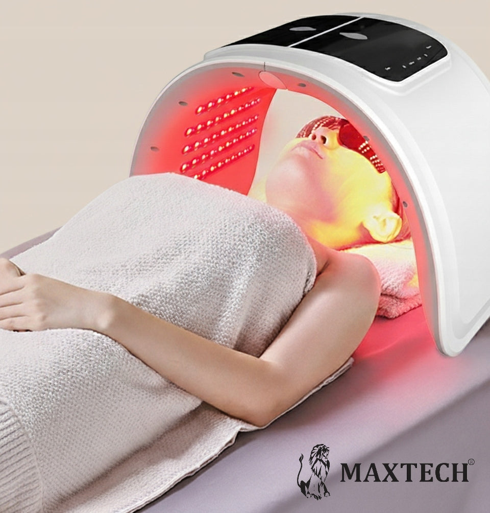 Face Mask Led Photon Lamp 7 Colors+SPRAY-FOG Foldable 100 LEDs Packaging status original