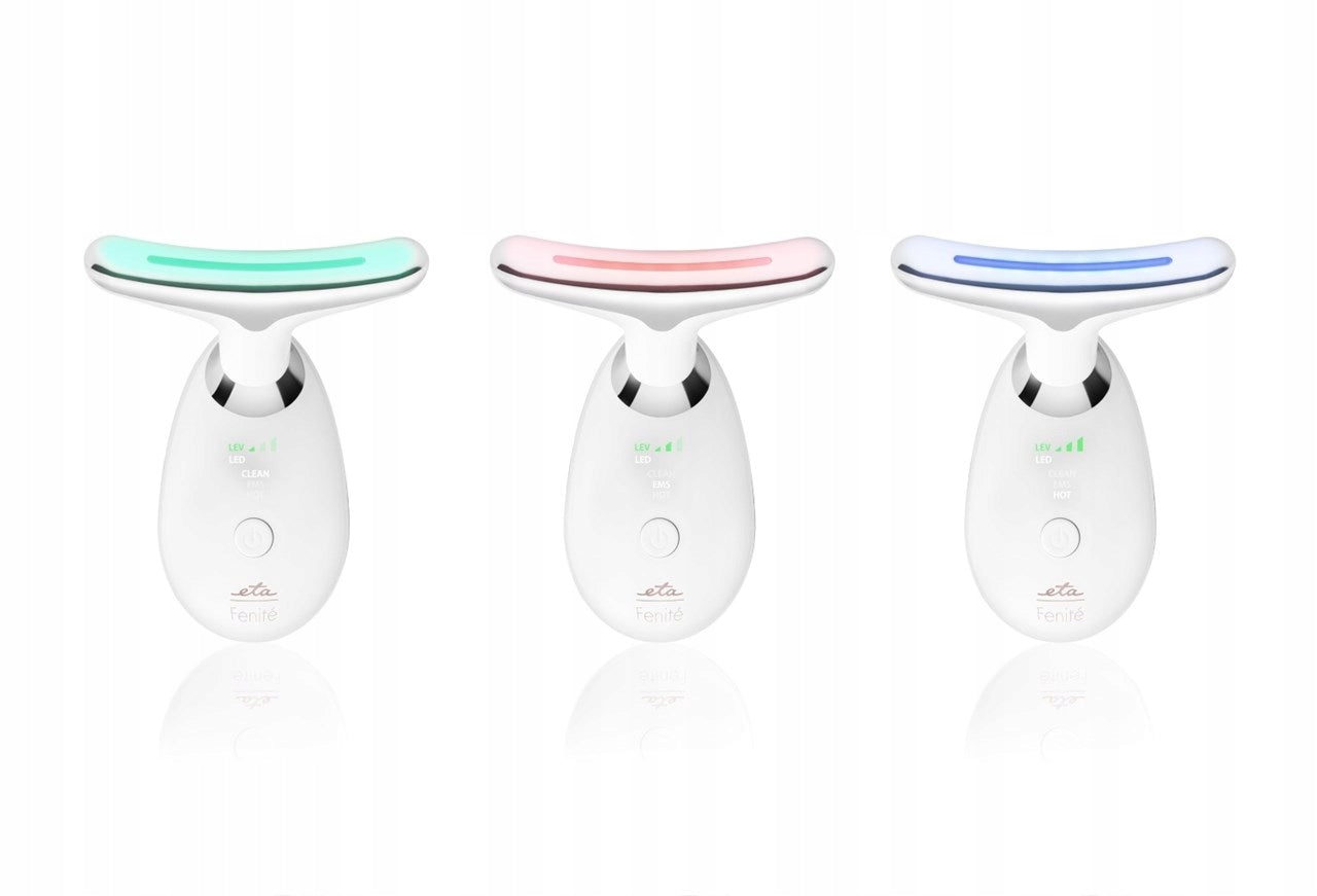 Face Neck Massager Photon Heat Therapy EMS Galvanotherapy ETA Fenite Brand ETA