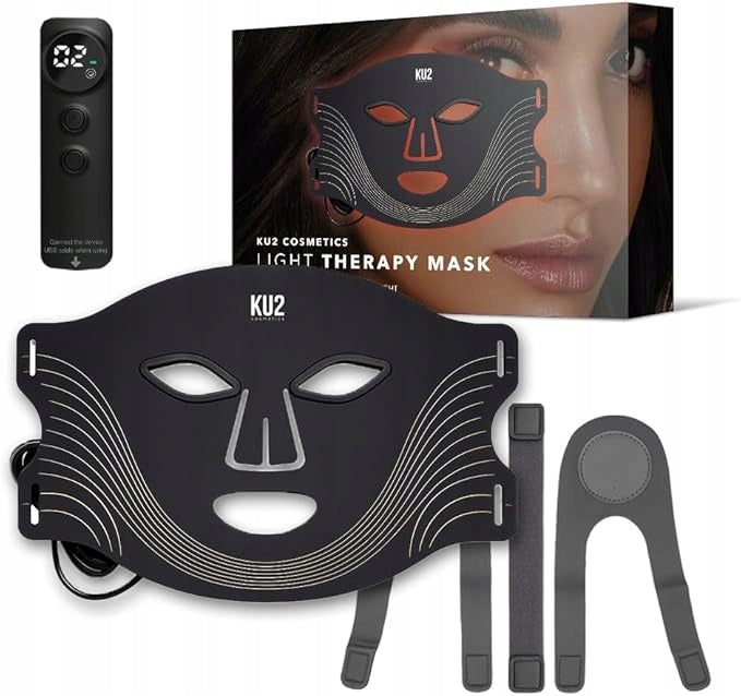 Face mask with red LED light KU2 KU-RL12