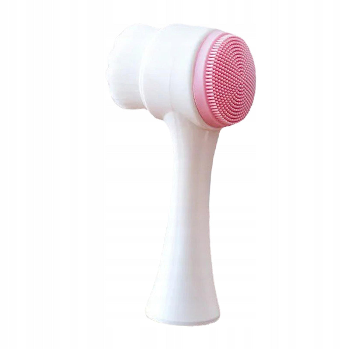 Facial Cleansing Brush Portable for Skin Care Deep Cleansing Soft Pink