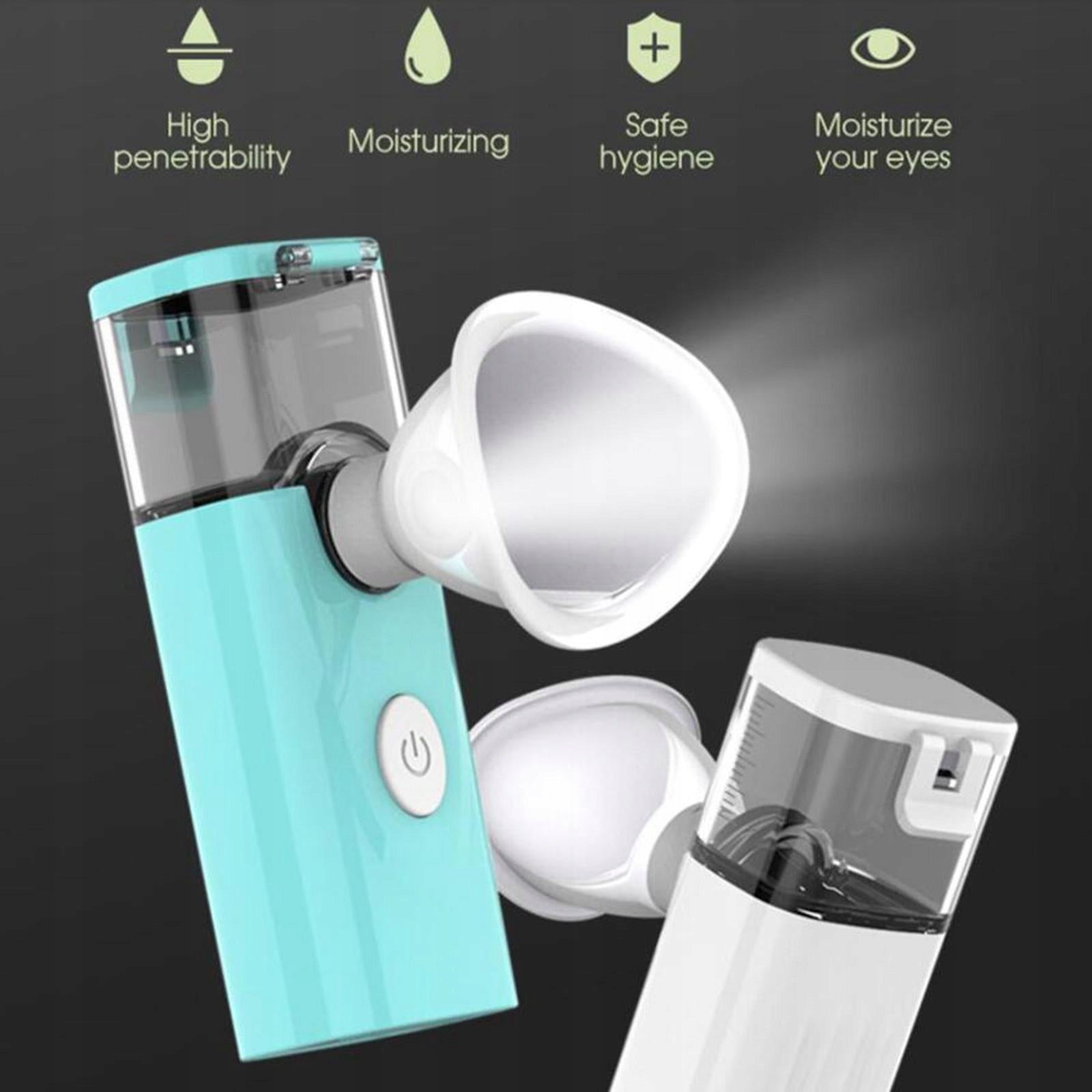 Facial Nano Spray Mist Sprayer Silk Moxa Pad Heat Cool Compress Gel white Medical device no