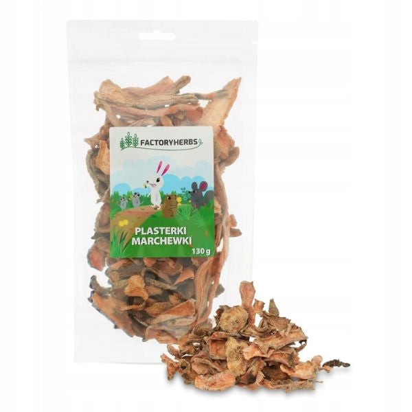FactoryHerbs Carrot Slices 130g