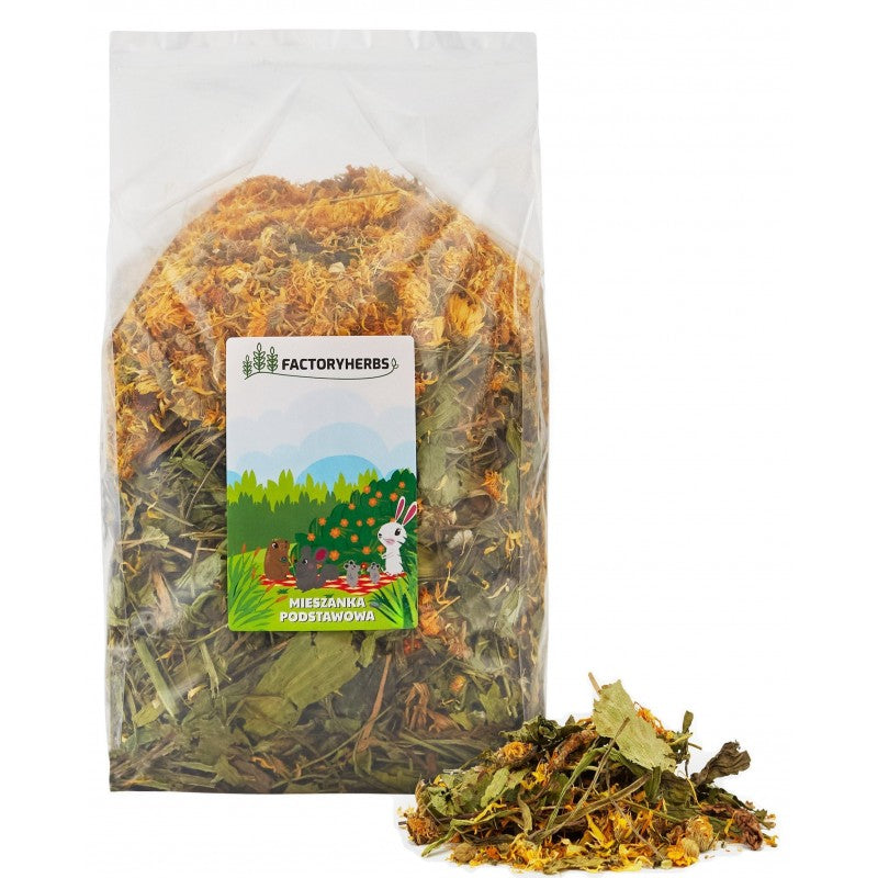 Factoryherbs MIXTURE OF PRIMARY HERBS for Rabbits and Rodents 500g