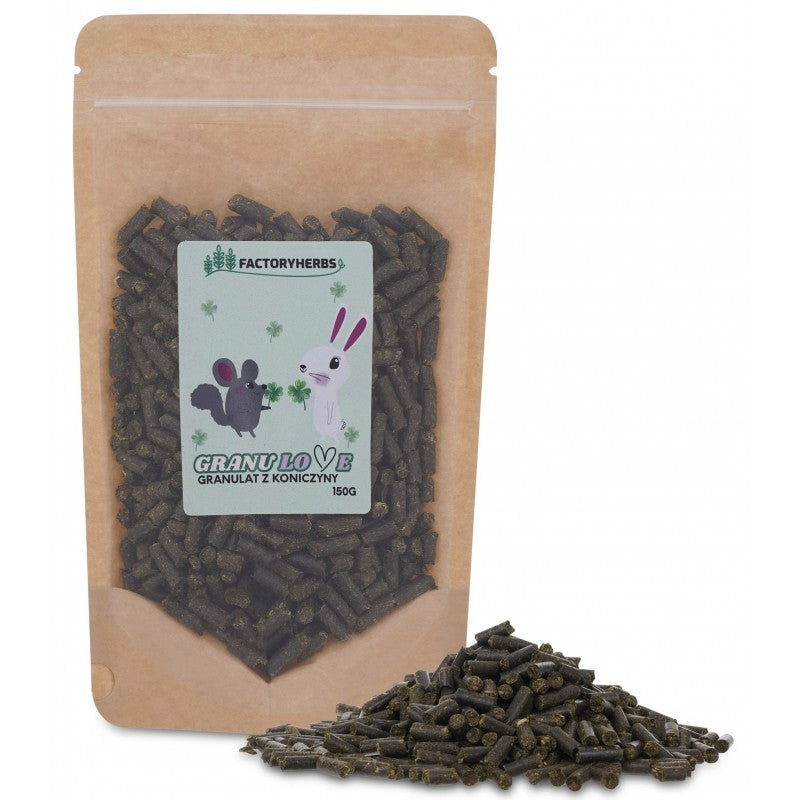 Factoryherbs clover herb granules for Rabbits and Rodents