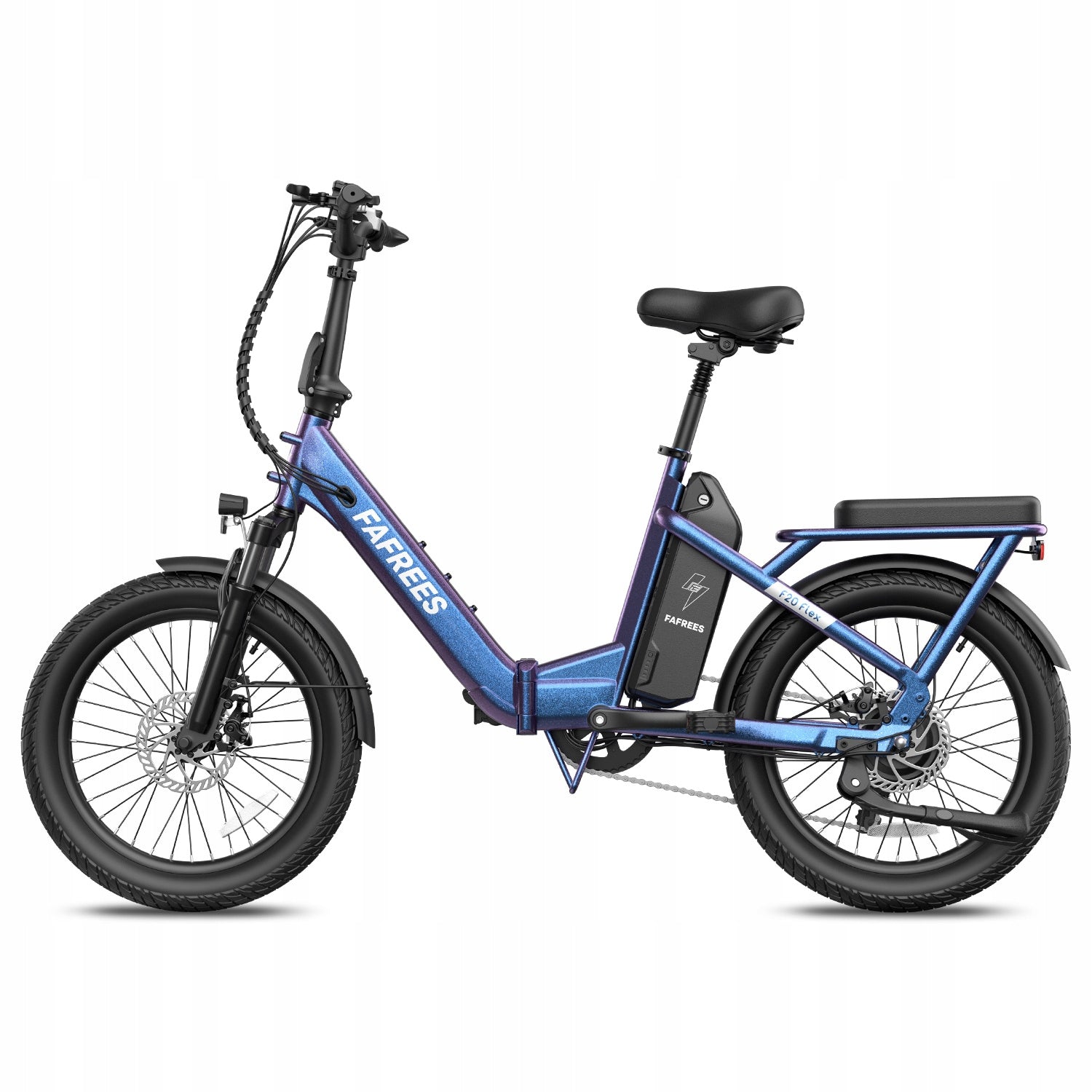 Fafrees Flex Folding Electric Bike 250W 25km/h 36v 20Ah 100km 20"tires Model niebieski Fafrees Flex Składany rower elektryczny