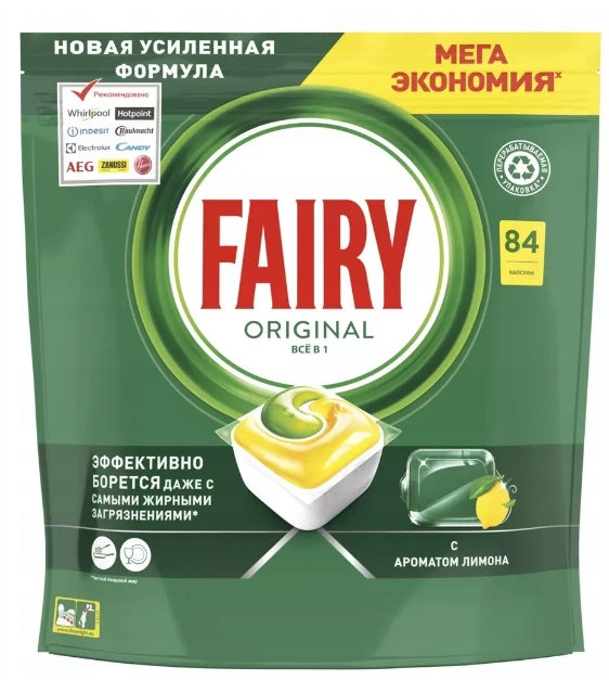 Fairy /820/ All in one dishwasher tablets 84 pcs. /various graph./ Manufacturer code 8001090016003