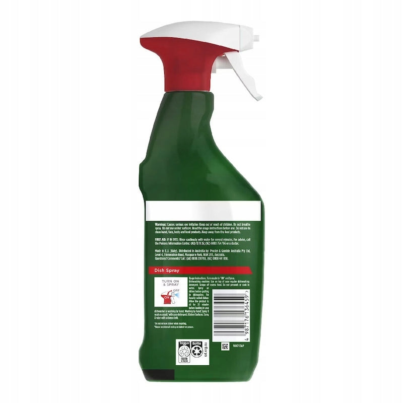 Fairy Clean Washing Liquid Lemon 420ml Spray Packaging status original