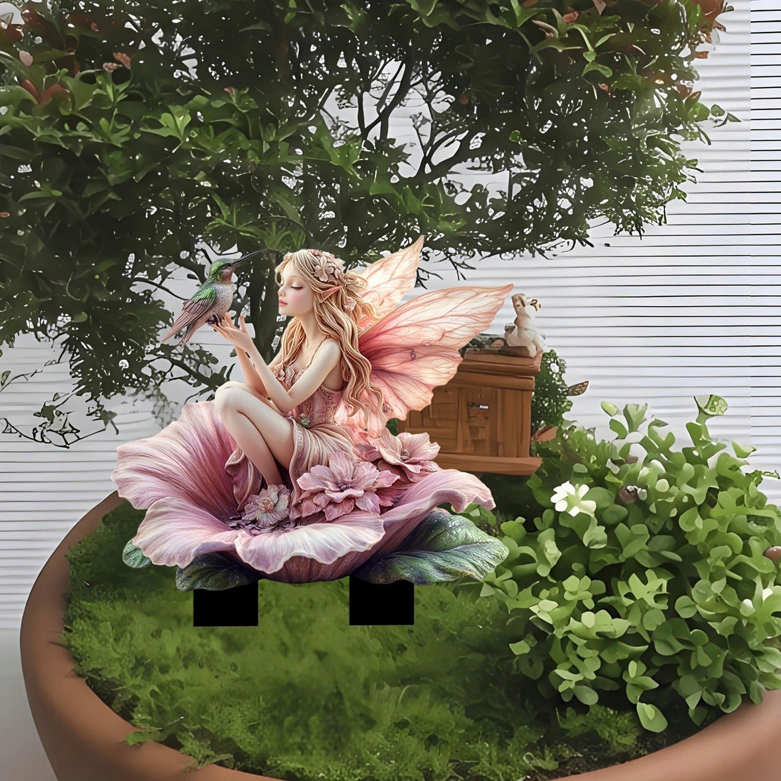 Fairy Decorative, Garden Stake ,Indoor Outdoor Yard Ornament, Waterproof Main material fabric