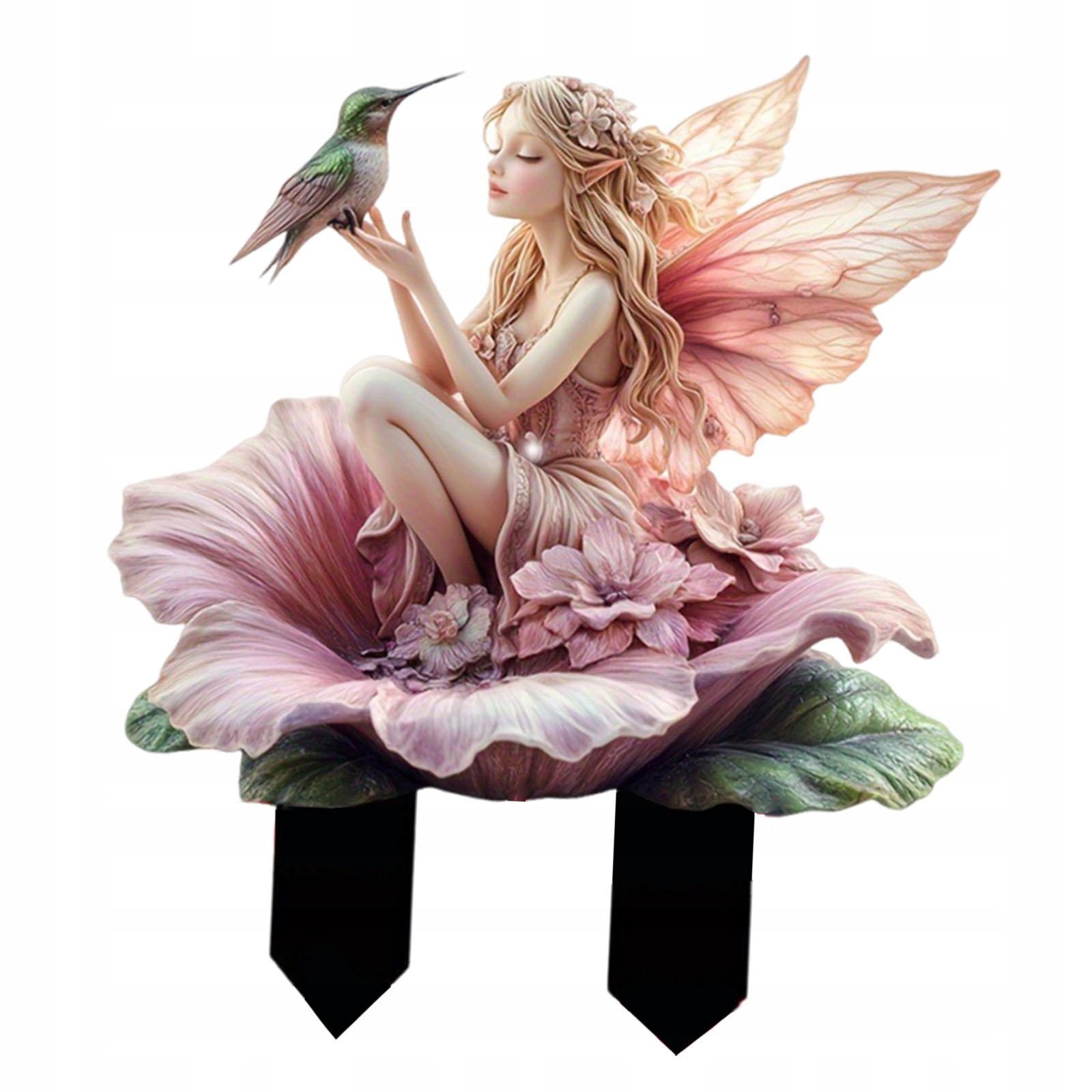 Fairy Decorative, Garden Stake ,Indoor Outdoor Yard Ornament, Waterproof Packaging status original