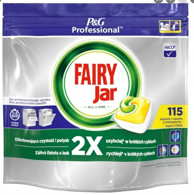 Fairy Dishwasher Tablets 115 Pack Lemon Brand Fairy