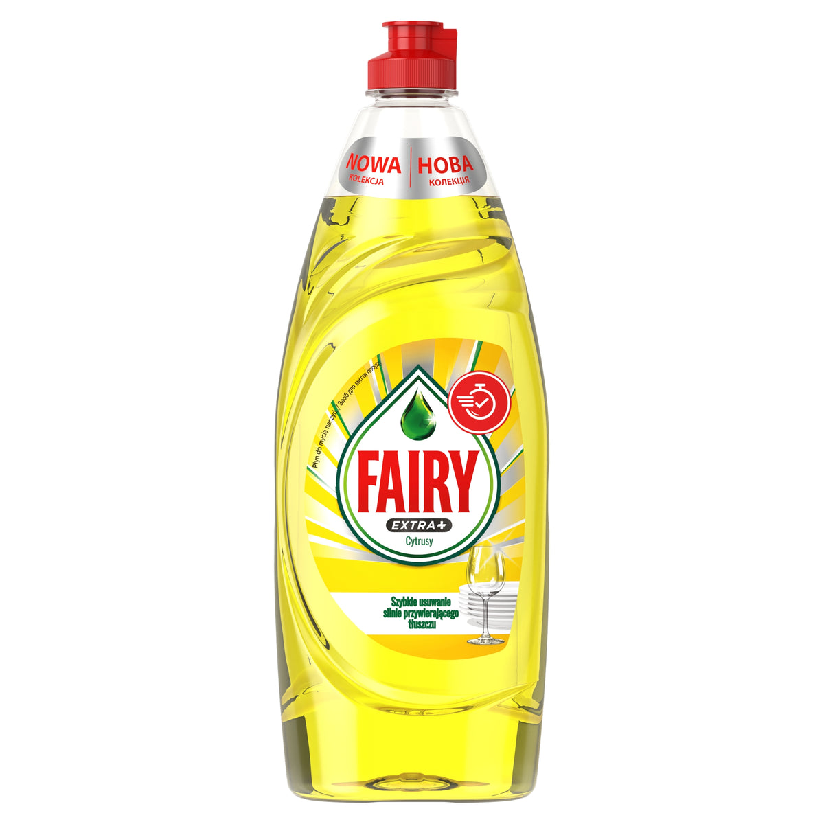 Fairy Extra+ Citrus Dishwashing Liquid, 650ml