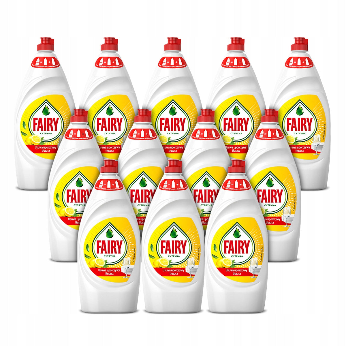 Fairy Lemon Dishwashing Liquid, 12x900ml