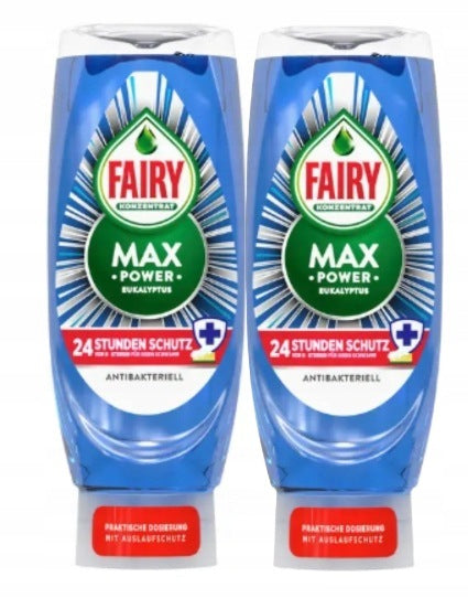 Fairy Max Power antibacterial dishwashing concentrate 545 ml with DE