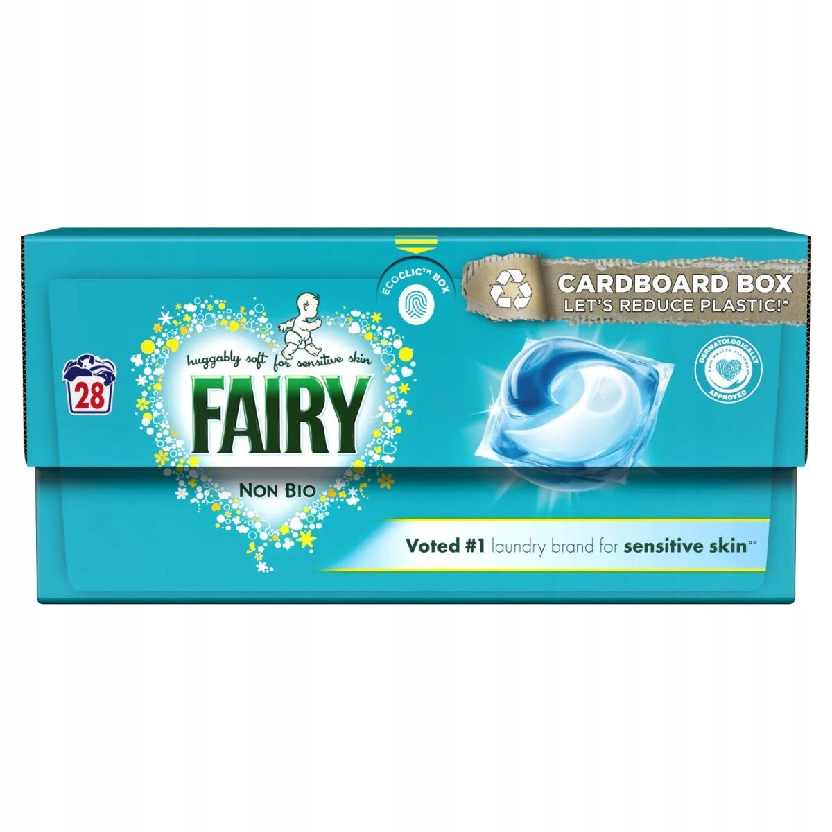 Fairy Non Bio Pods Baby Washing Capsules Sensitive Skin 28 Pieces