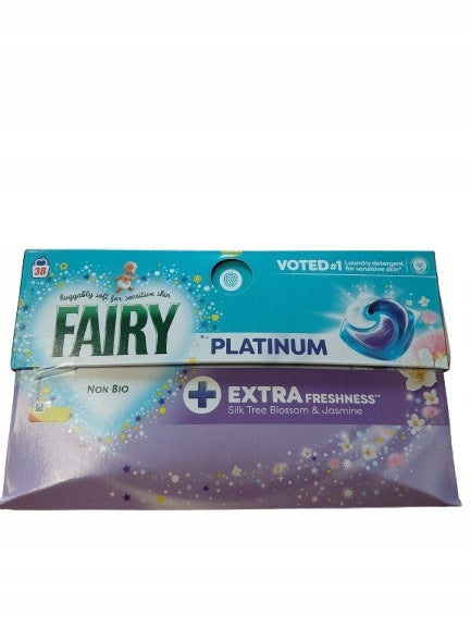 Fairy Non Bio Pods JASMINE Washing Capsules Sensitive Skin 38 Pack 606