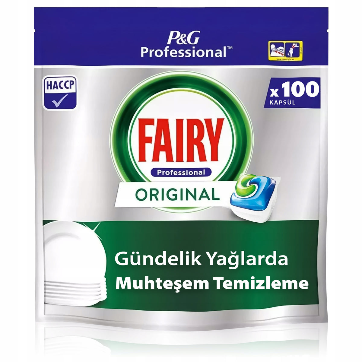 Fairy Original All In One Dishwasher Capsules Lemon 100 Pack