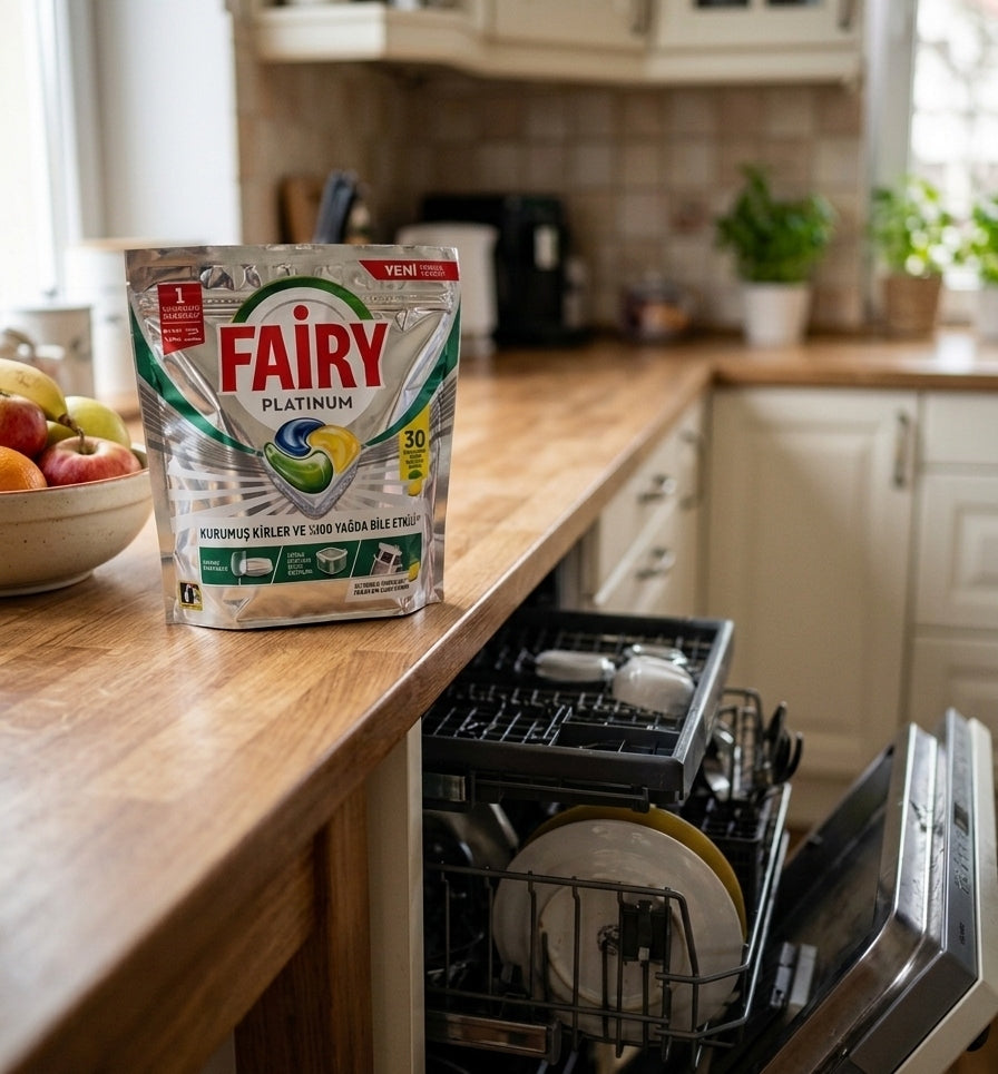 Fairy Platinum Capsules Dishwasher Tablets 30 Pieces Lemon Manufacturer code KAPSULKI 30SZT