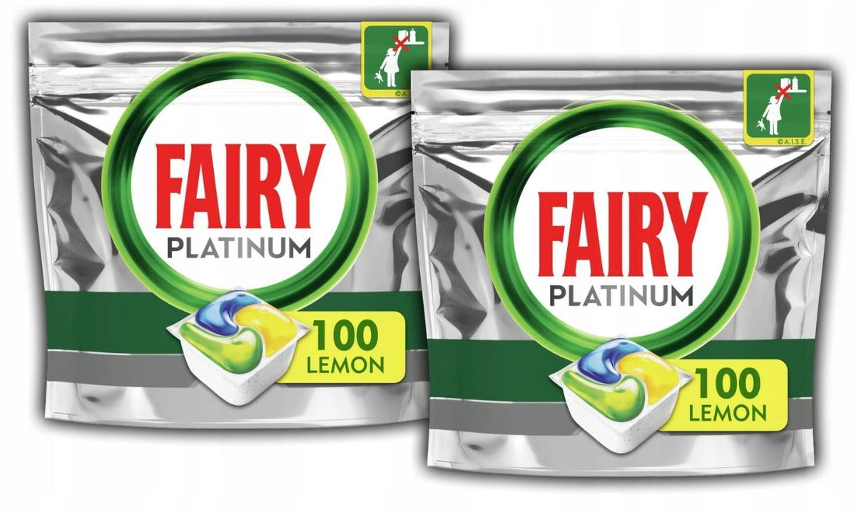 Fairy Platinum Yellow 200 Dishwasher Capsules