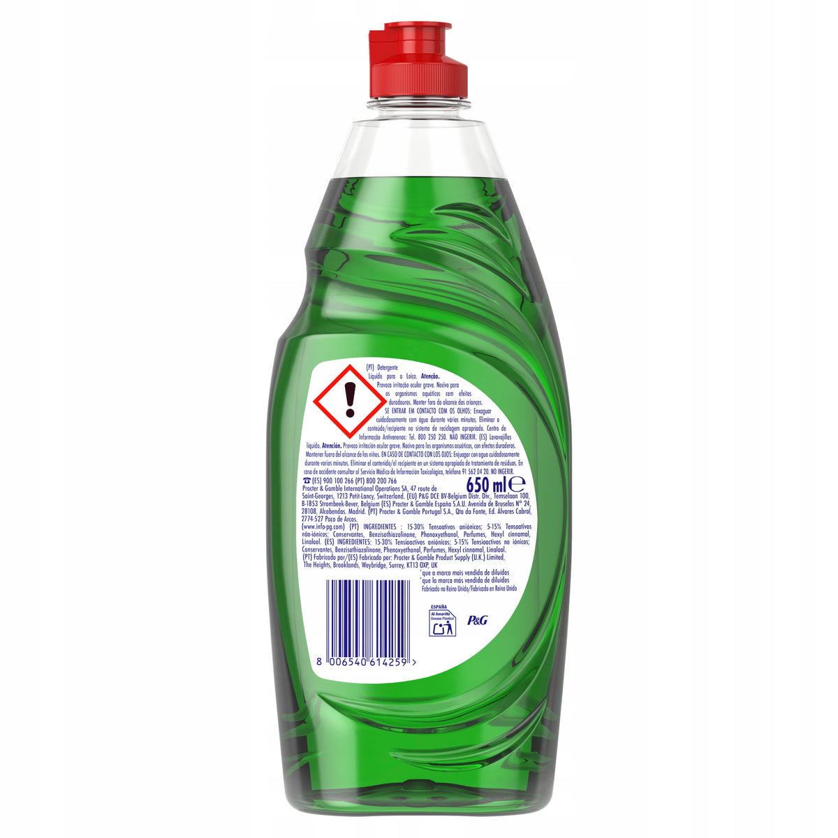 Fairy Ultra Poder Original Dishwashing Liquid 650ml Packaging status original