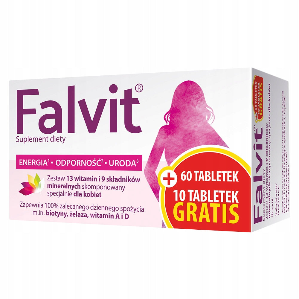 Falvit 60 tables + 10 tables