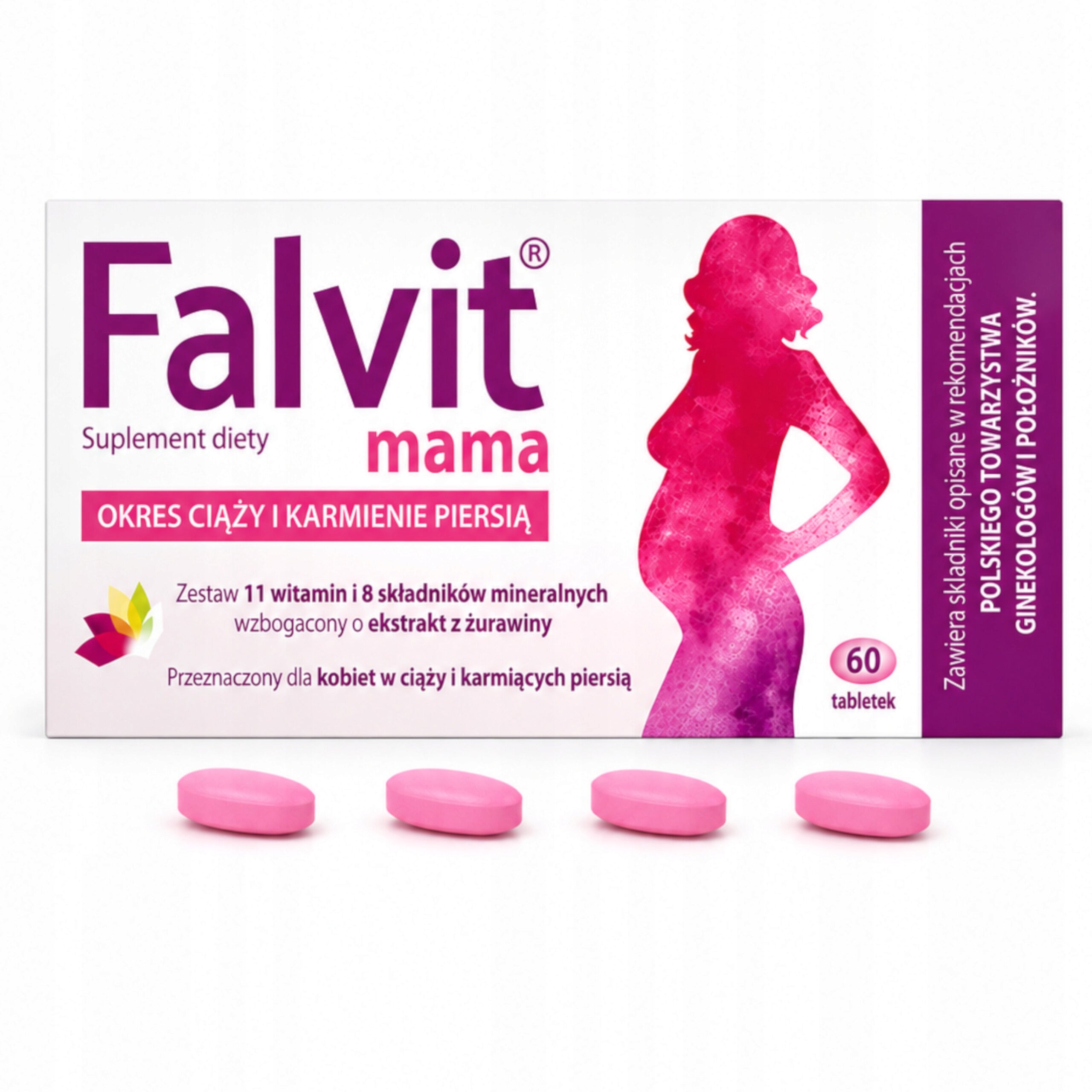 Falvit Mama 60 tablets for pregnant women vitamins and minerals