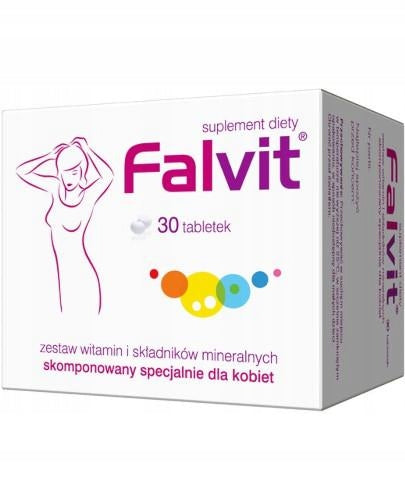 Falvit vitamins and minerals for women 30 tablets Manufacturer code 5904398317014