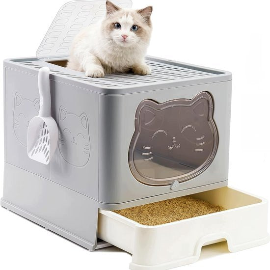 Famanu Cat Toilet with Fragrance Filter - XL