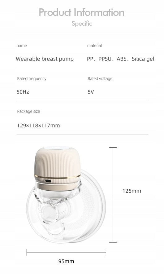 Familla SHELLY 4-in-1 Cordless Breast Pump with Free Hands Function Brand no brand