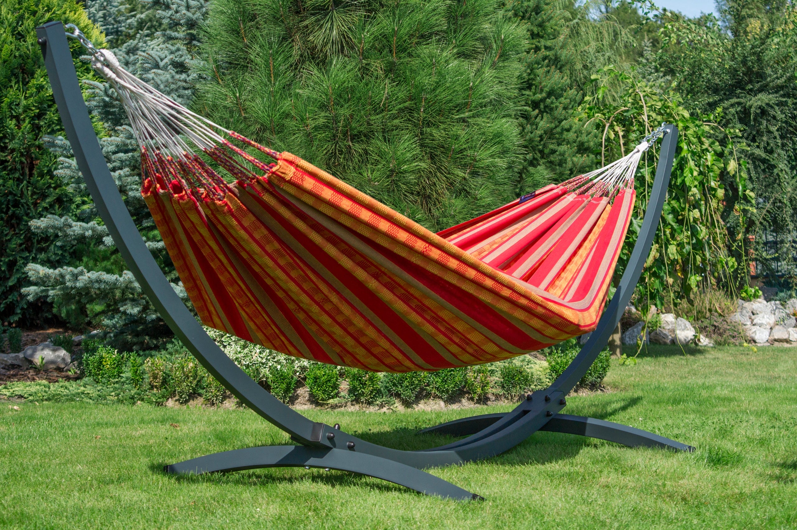 Family Garden Hammock PEREIRA 280x180 Colombian Red POTENZA Color red