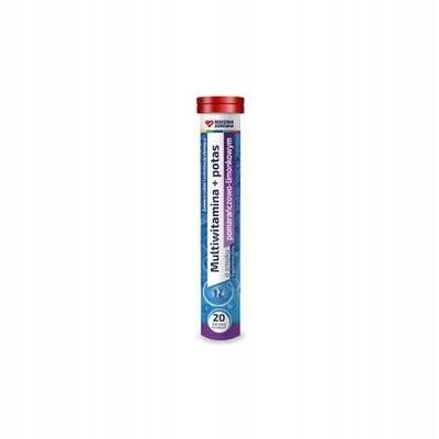 Family Health, Multivitamin + Potassium,20 Effervescent Tablets
