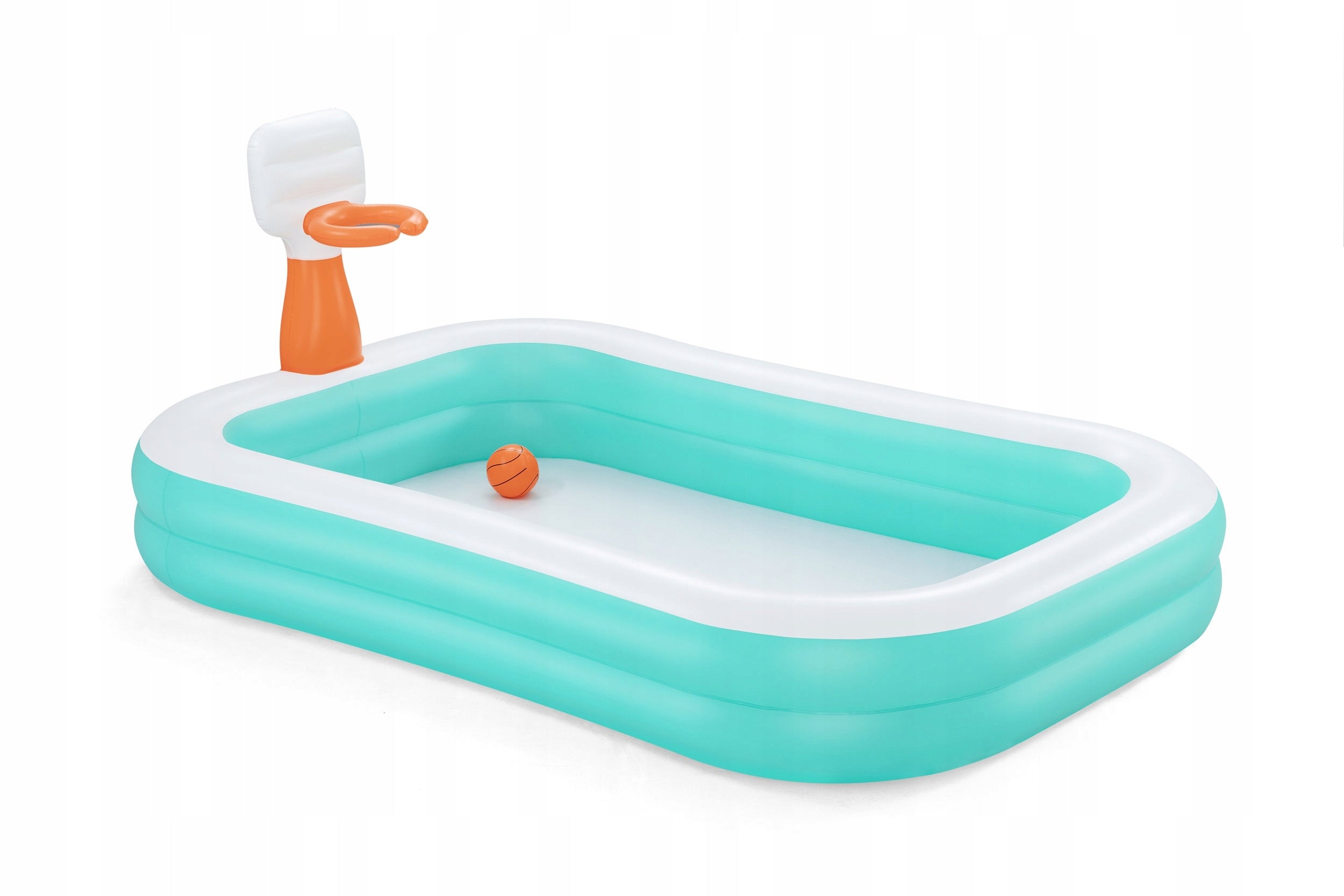 Family Inflatable Garden Pool for Kids Basketball 251x168cm Bestway Brand Bestway