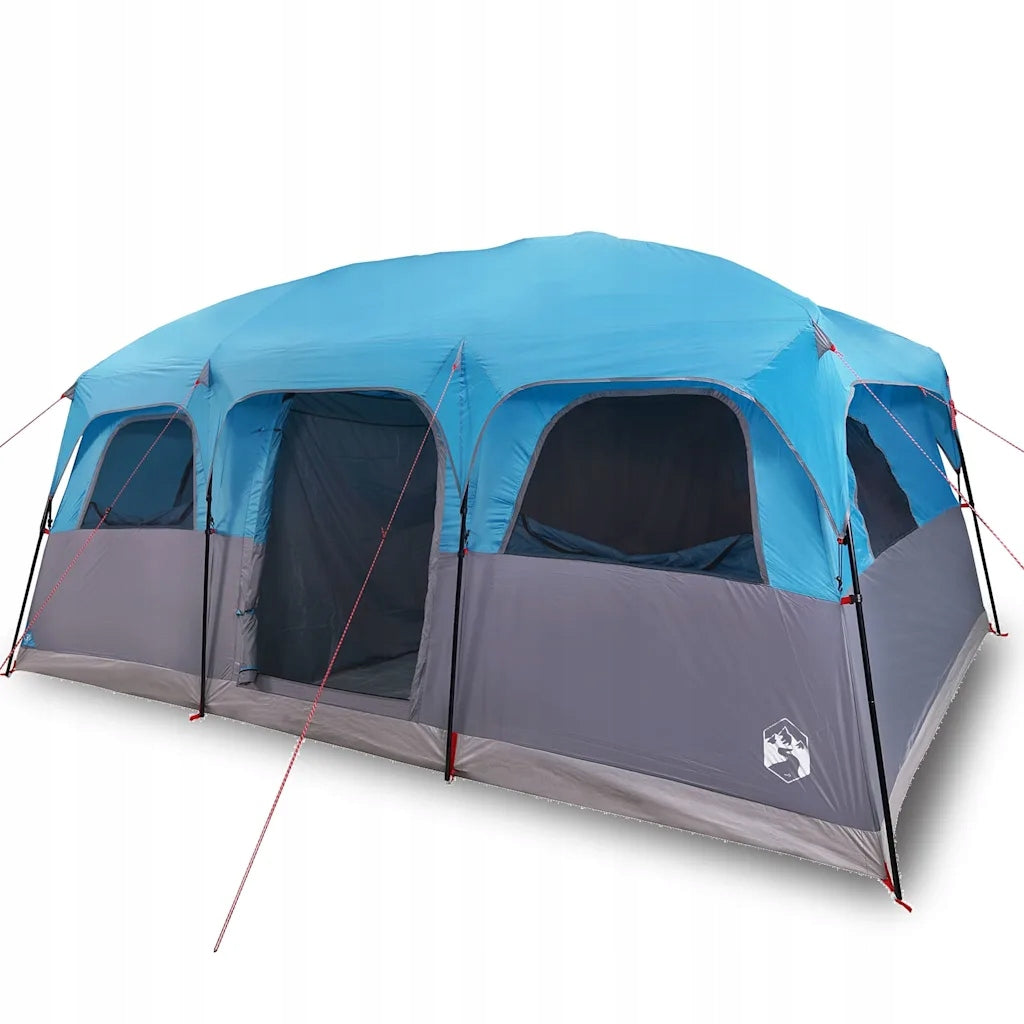 Family Tent, 10-Person, Blue, Waterproof