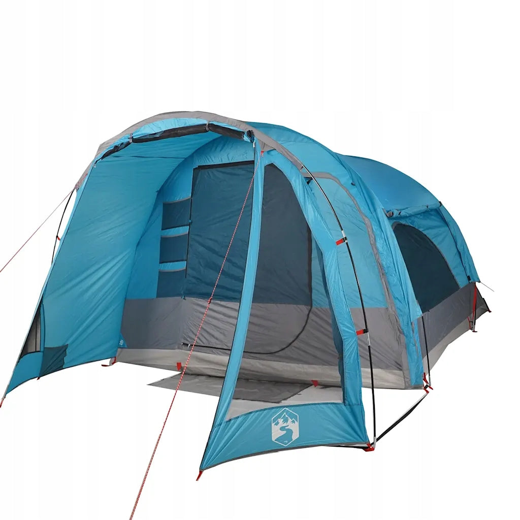 Family Tent, 6-Person, Blue, Waterproof Brand VidaXL