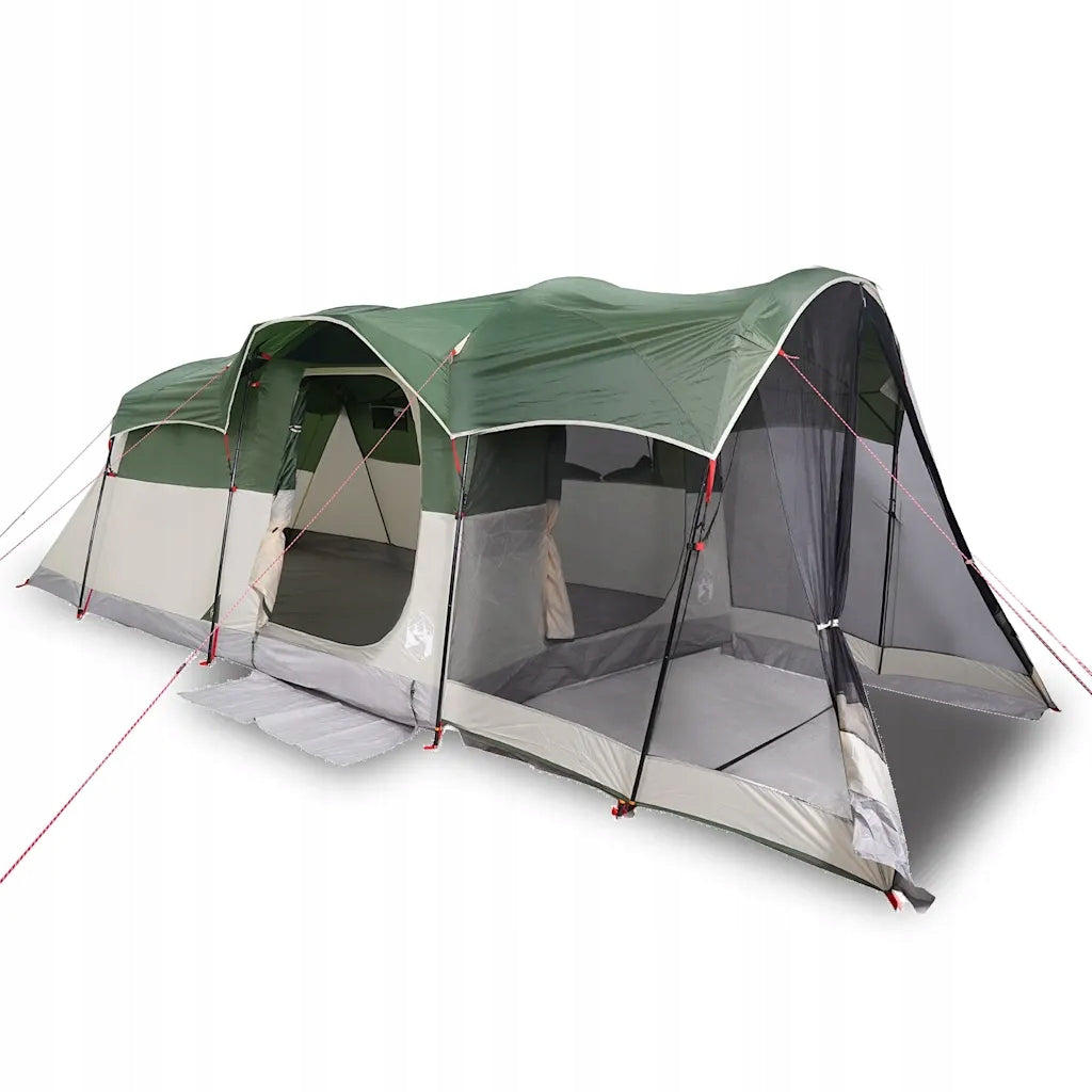 Family Tent, 8-Person, Tunnel, Green, Waterproof