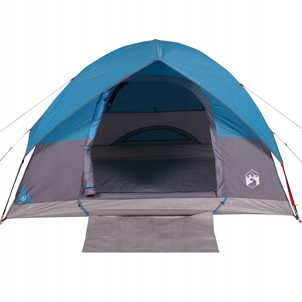 Family Tent, Dome, 6-Person, Blue, Waterproof Number of people 6
