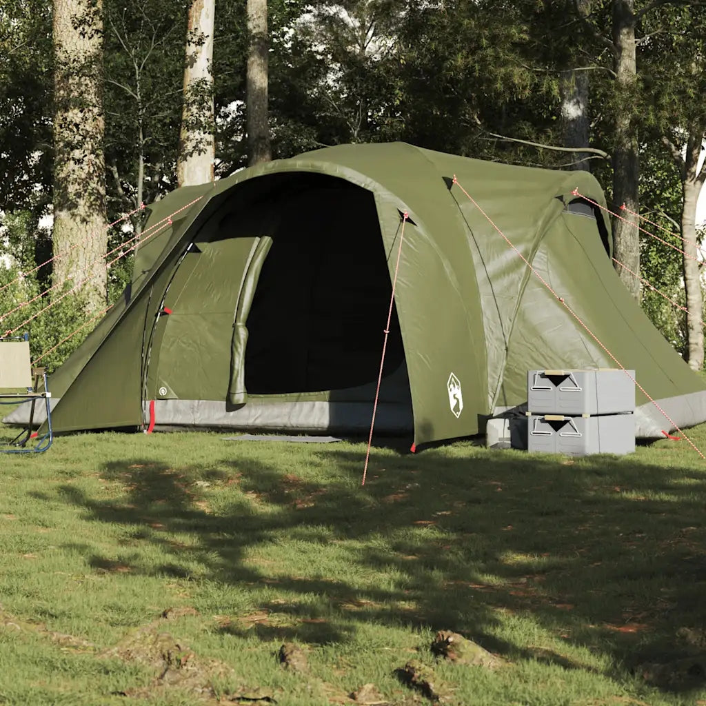 Family Tent, Dome, 6-Person, Olive, Waterproof Manufacturer code 4009464