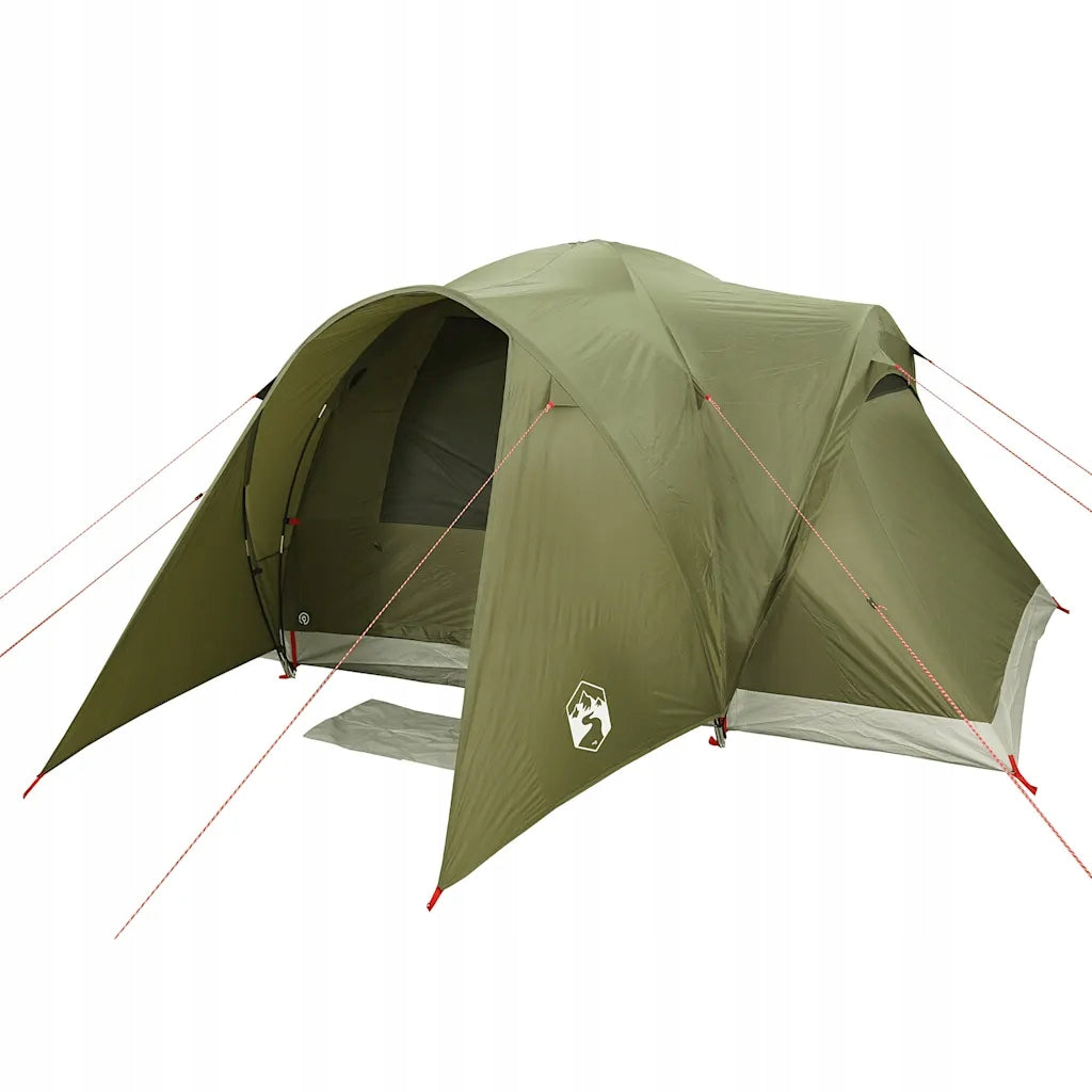 Family Tent, Dome, 6-Person, Olive, Waterproof Model 4009464