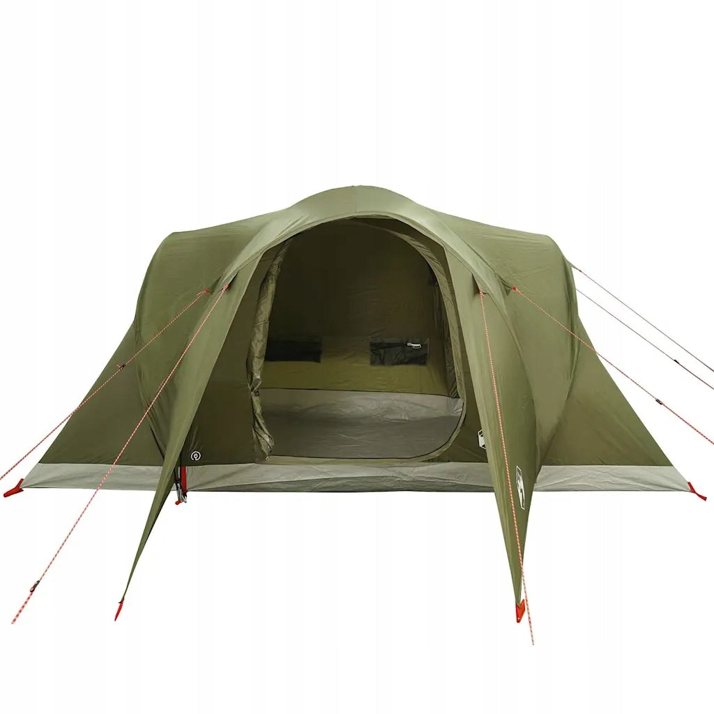 Family Tent, Dome, 6-Person, Olive, Waterproof Waterproofness other