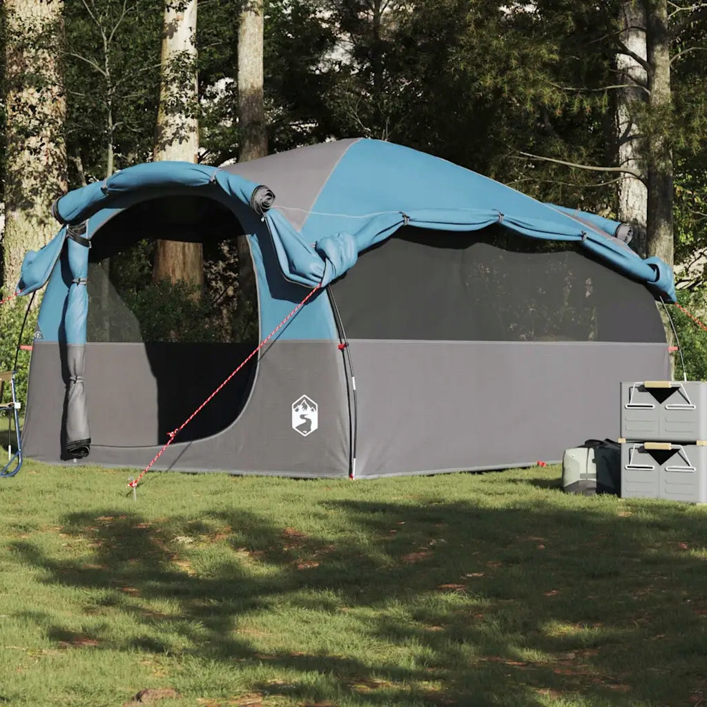 Family Tent, Tunnel, 6-Person, Blue, Waterproof Manufacturer code 4009573