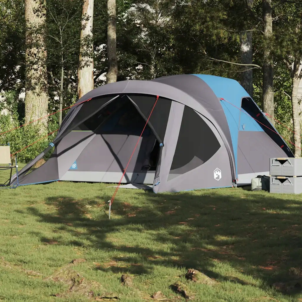 Family Tent, Tunnel, 6-Person, Blue, Waterproof Manufacturer code 8721102656972