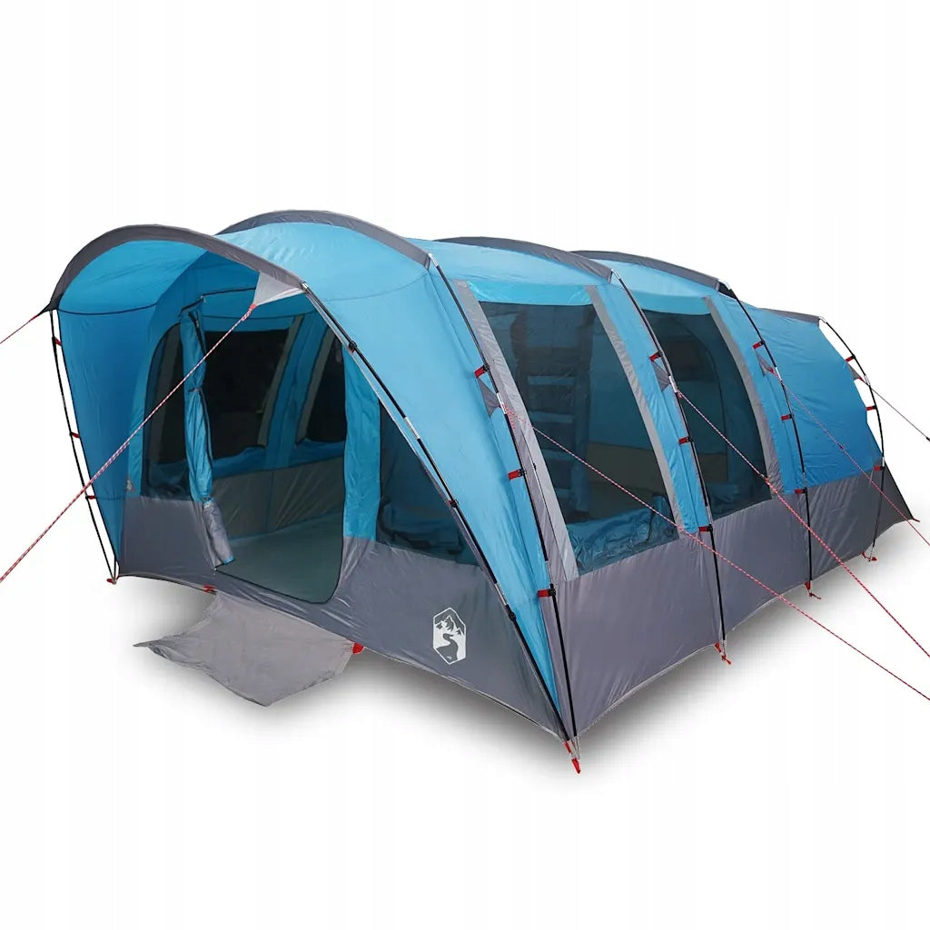 Family Tent, Tunnel, 8-Person, Blue, Waterproof