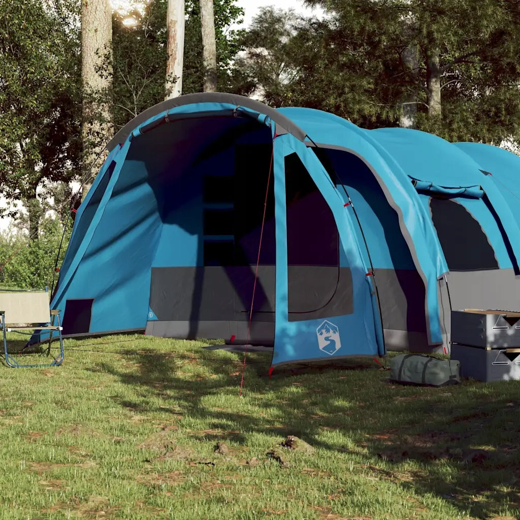 Family Tent, Tunnel, 8-person, Blue, Waterproof Brand VidaXL