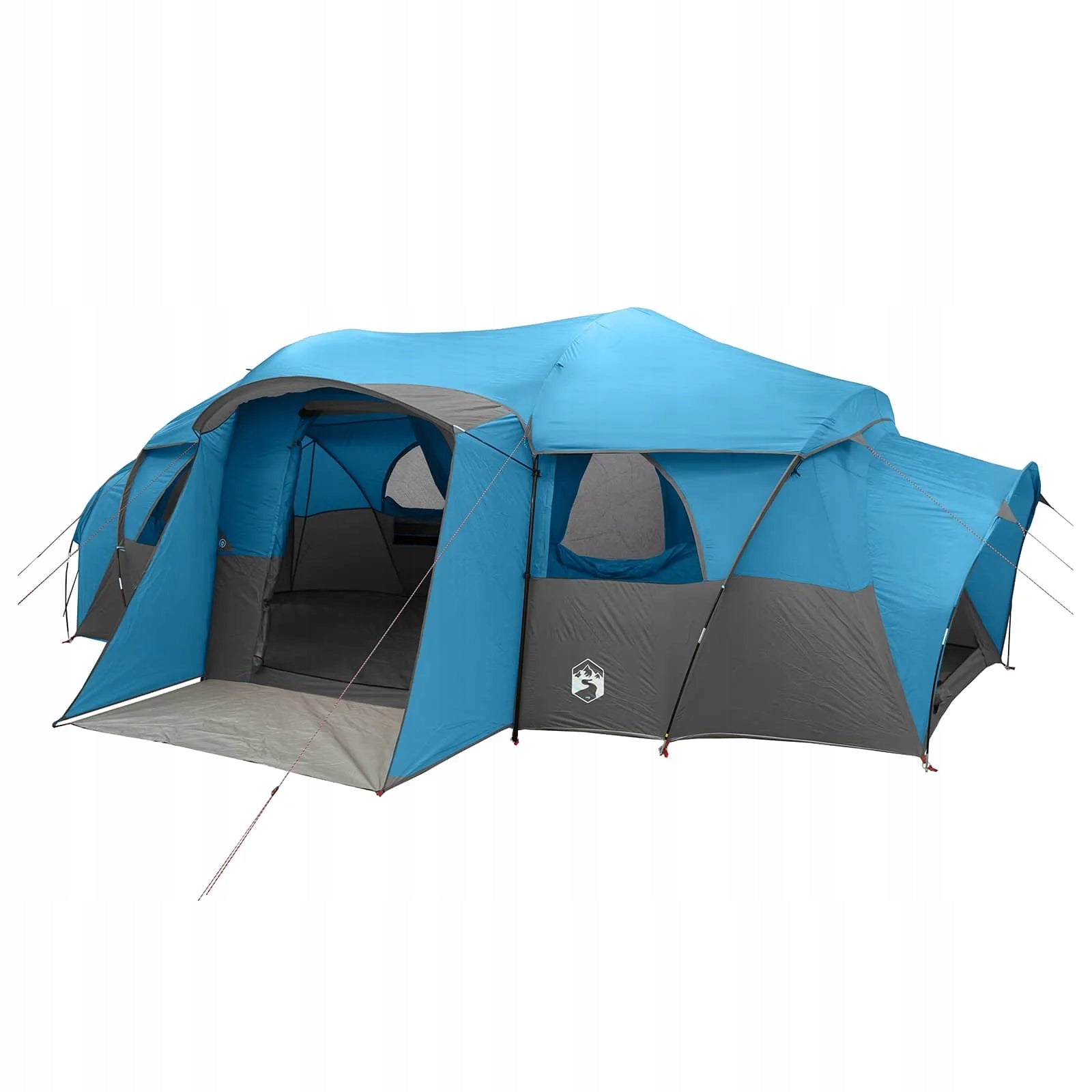 Family Tent with Tropical Waterproof Blue 10-Person