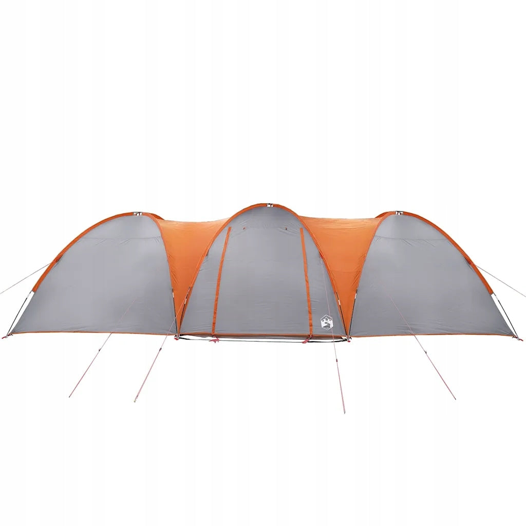 Family tent, 8-person, grey-orange, waterproof Number of people over 6