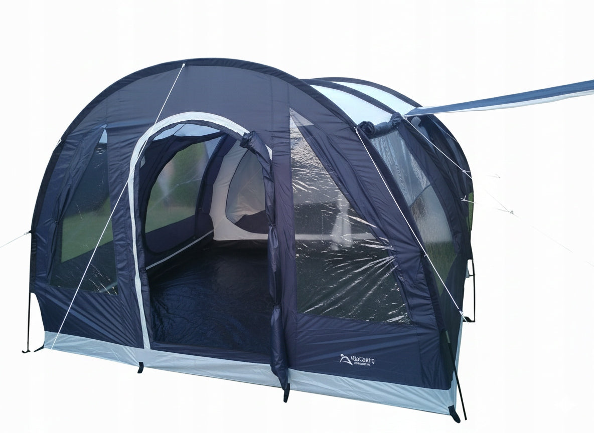 Family tent BORNEO XXL 5 persons 5000mm Integrated floor Black cabins Number of people 5