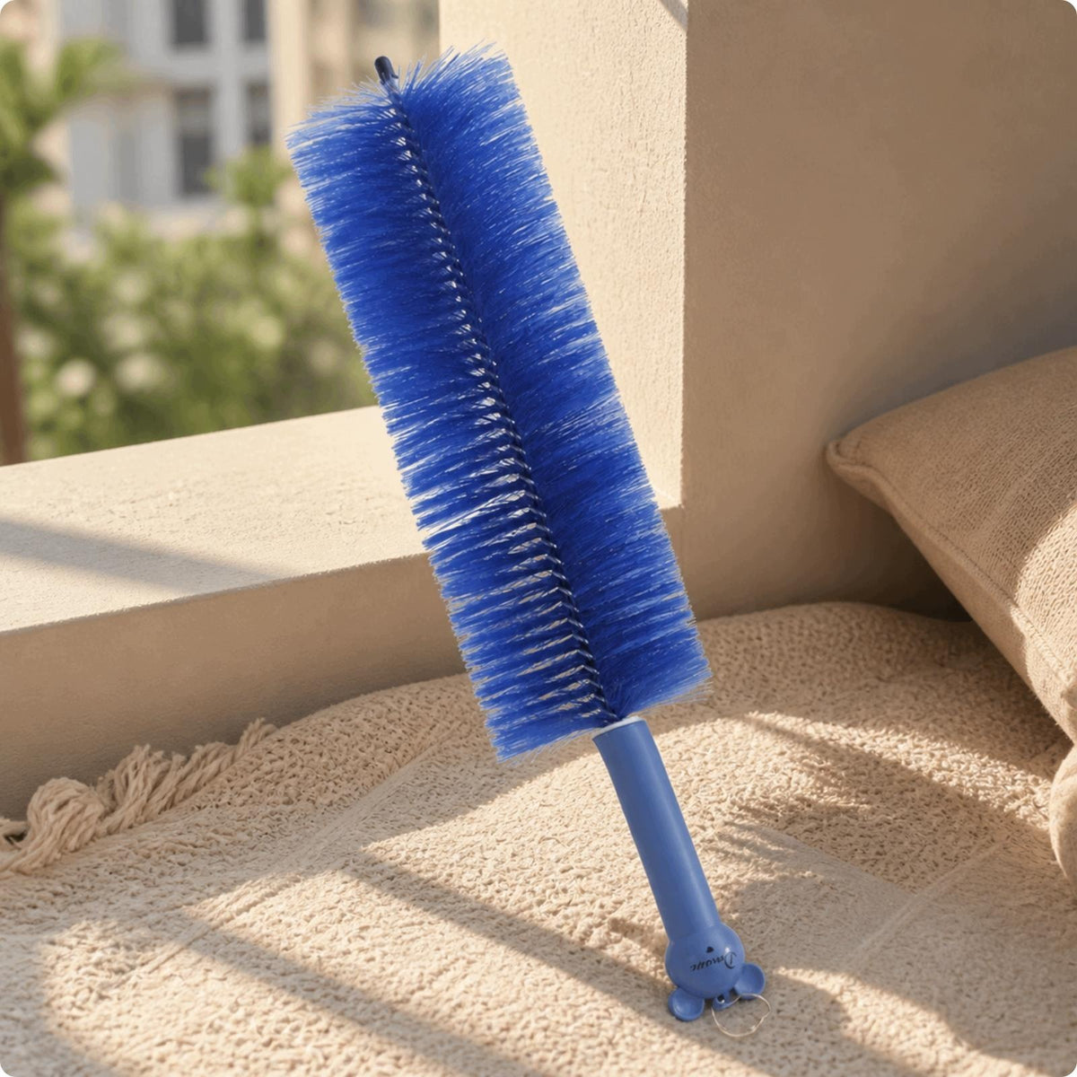 Fan Cleaning Brush Compact Fan Duster Brush Scratch Resistant for Blue