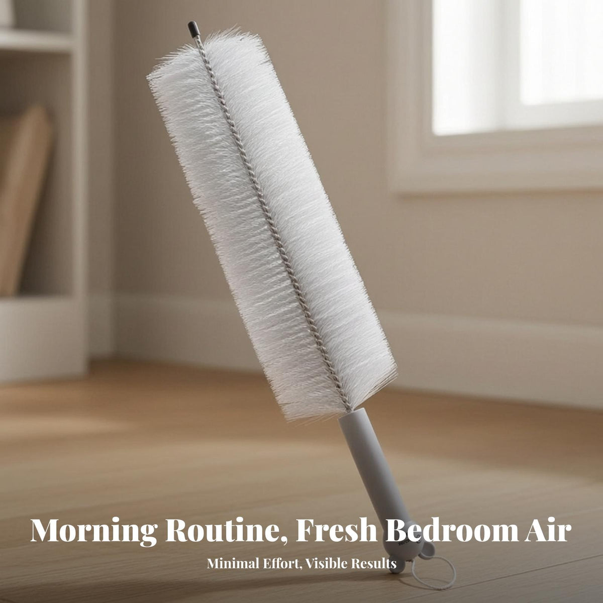 Fan Cleaning Brush Compact Fan Duster Brush Scratch Resistant for Gray Packaging status original