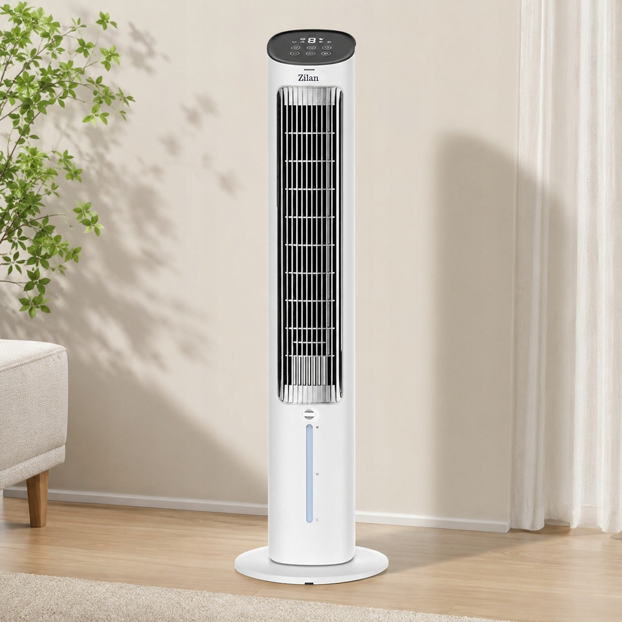 Fan Column Air Conditioner Zilan AROMA XXL 106CM 3L LED Power 60W Remote Control Manufacturer code ZLN1030